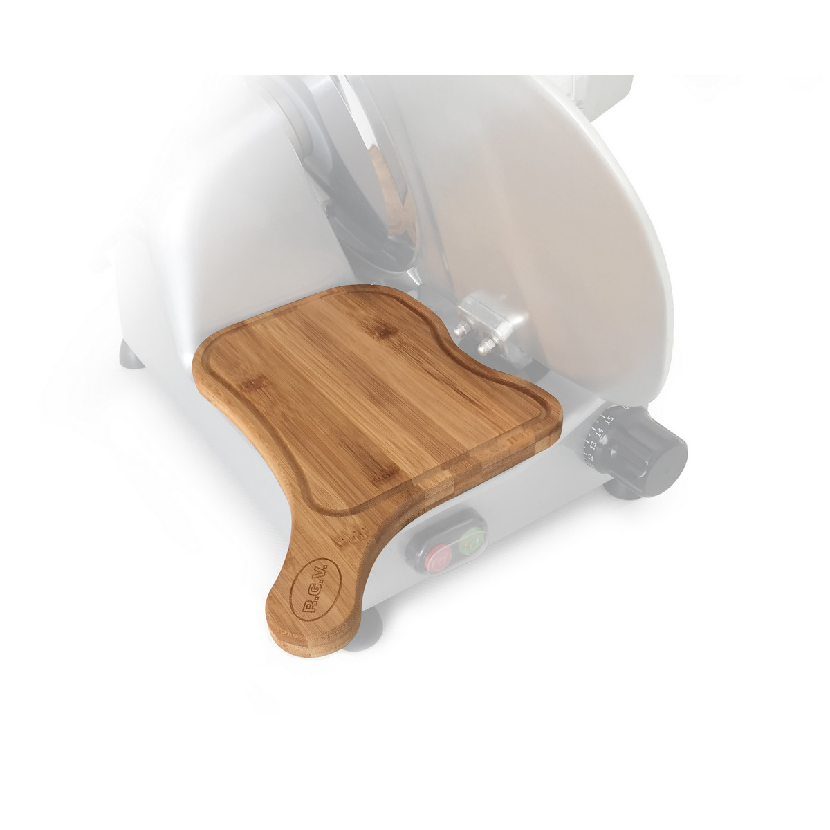 RGV Bamboo cutting board on slicer image 1