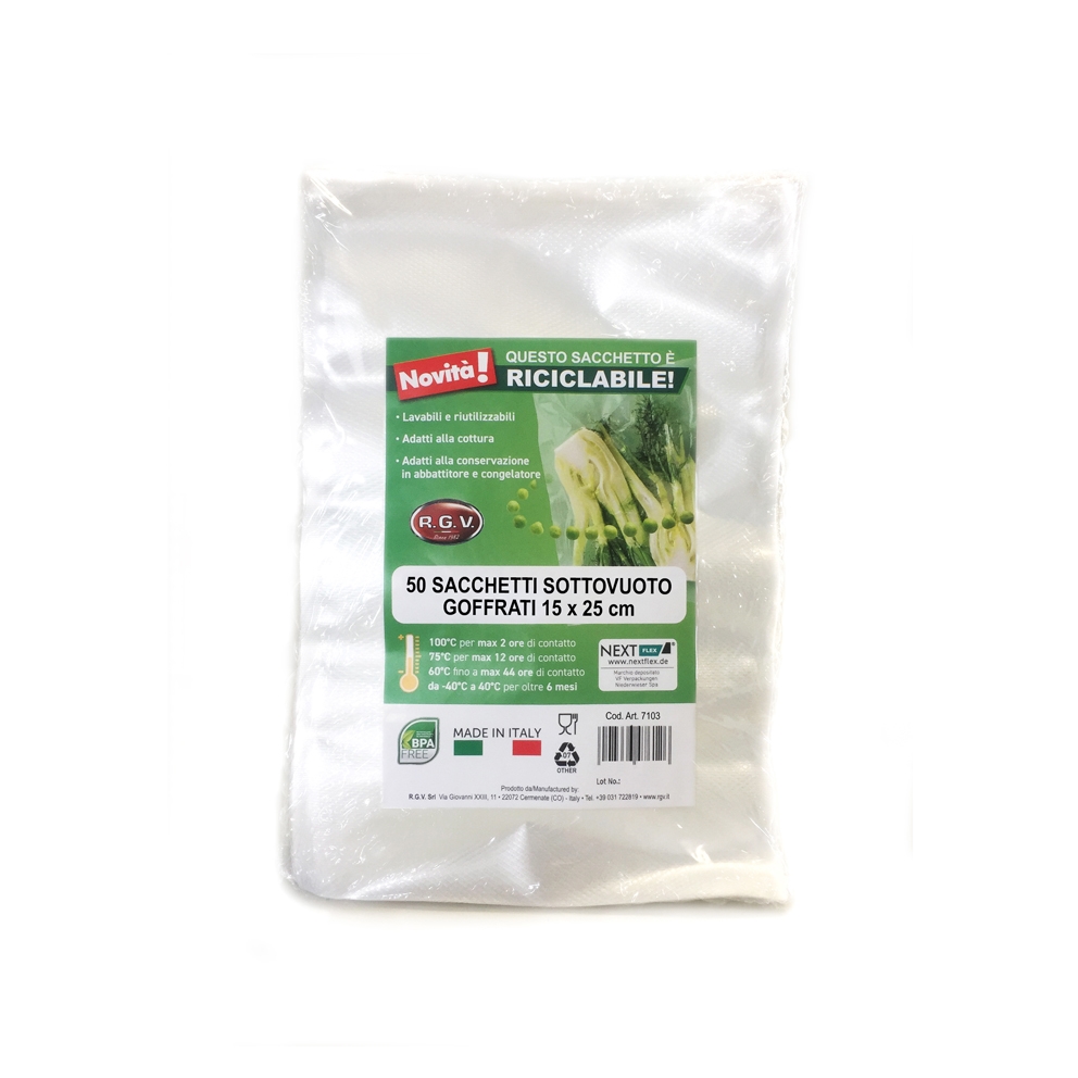 RGV Vacuum bags 15×25 cm (50pz) image 1