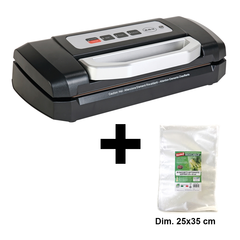 RGV Fresh Quality Home + Sacchetti goffrati 25 x 35 cm Bundle image 1