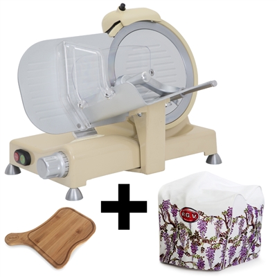 Luxury 25 Ivory Edition + Copertura motivo glicine + Tagliere Bundle