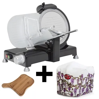 Foto prodotto Luxury 25 Black Edition + Wisteria pattern cover + Cutting board Bundle