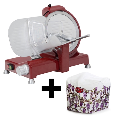 Luxury 25 Red Edition + Copertura motivo glicine - Affettatrici per la casa RGV PROMO